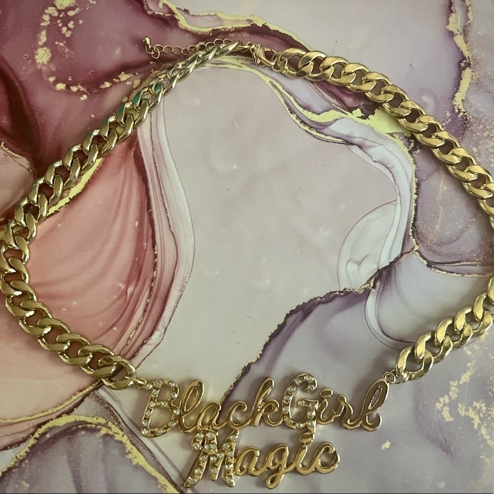 Black girl Magic chunky necklace - Picture 1 of 1